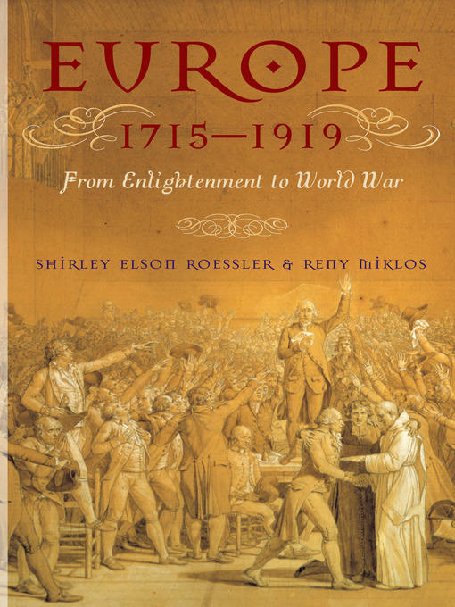 Title details for Europe 1715-1919 by Shirley Elson Roessler - Available